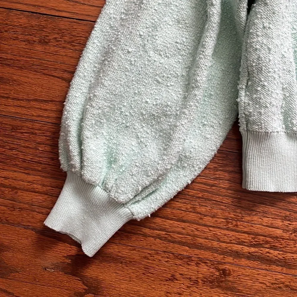 Free People Mint Green Sweatshirt